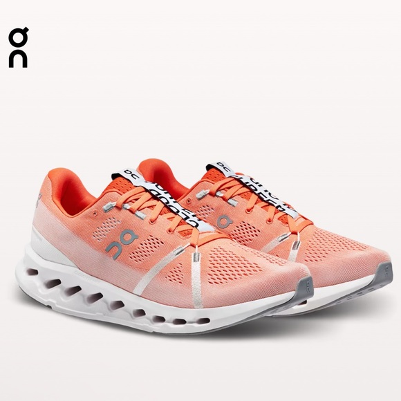 On Cloudsurfer MEN SHOES Flame | White
SIZE Men 7.5 women 9 new /unisex? main image 14